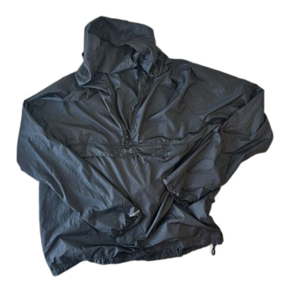 Under Armour Women's Black Anorak Poncho Windbreaker Running Jacket Size M - Picture 5 of 8